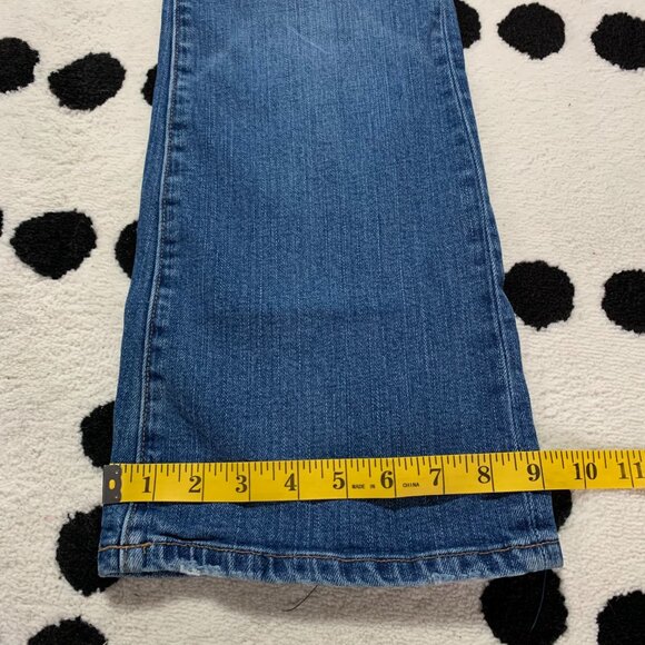 Vintage Y2K Gap I'm Curvy Low Rise Bootcut Medium Wash Denim Flare Jeans - Picture 12 of 13